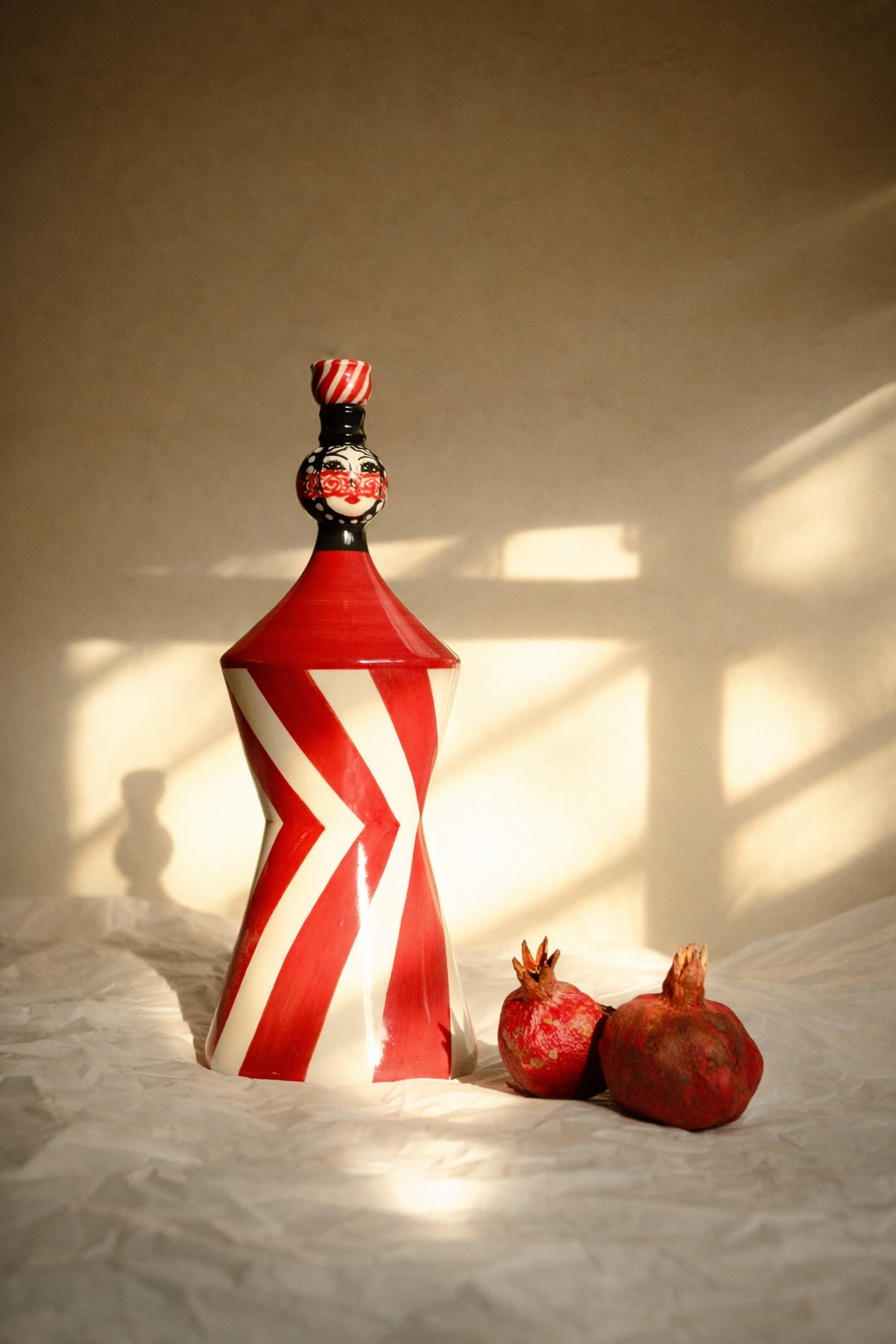 Candle Holder SOPHIKO red